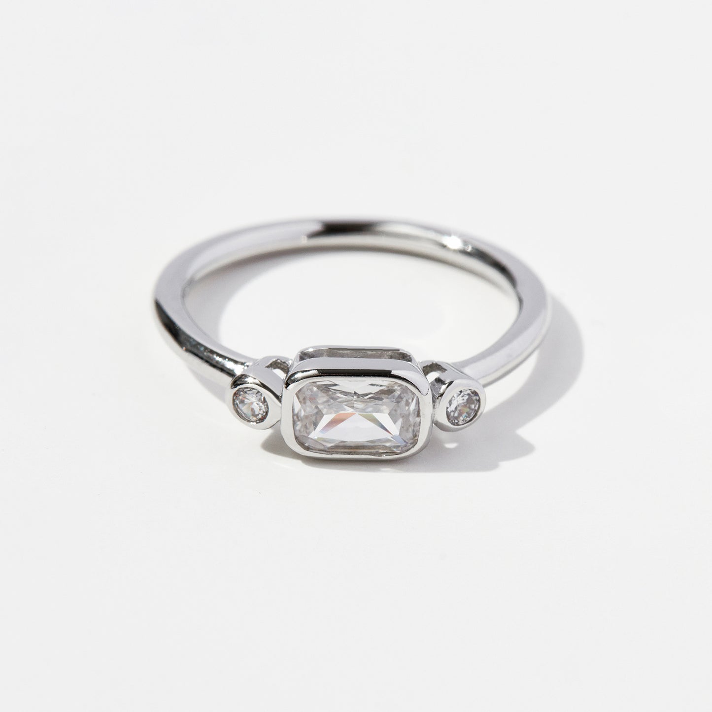 The Silver Geo Ring