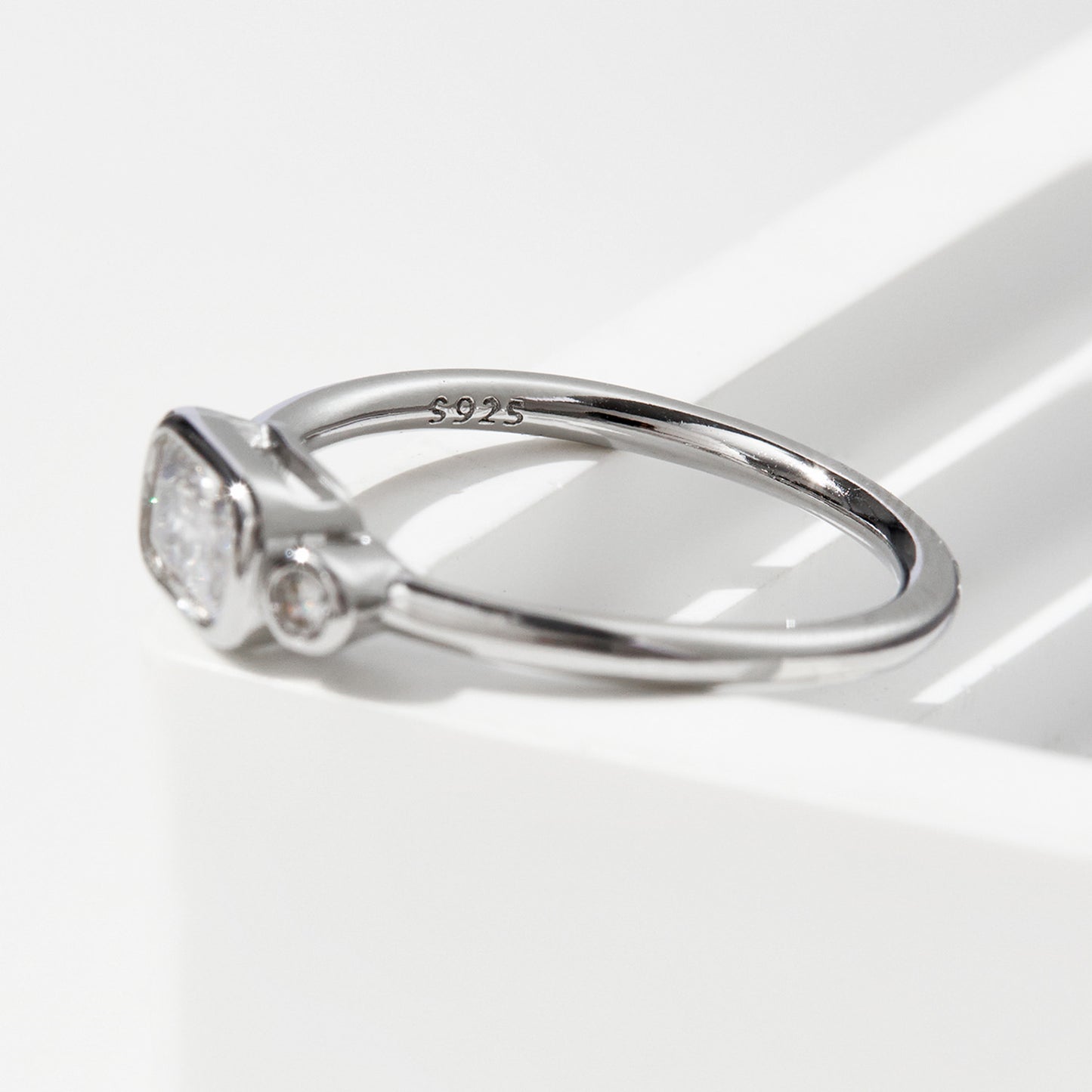 The Silver Geo Ring