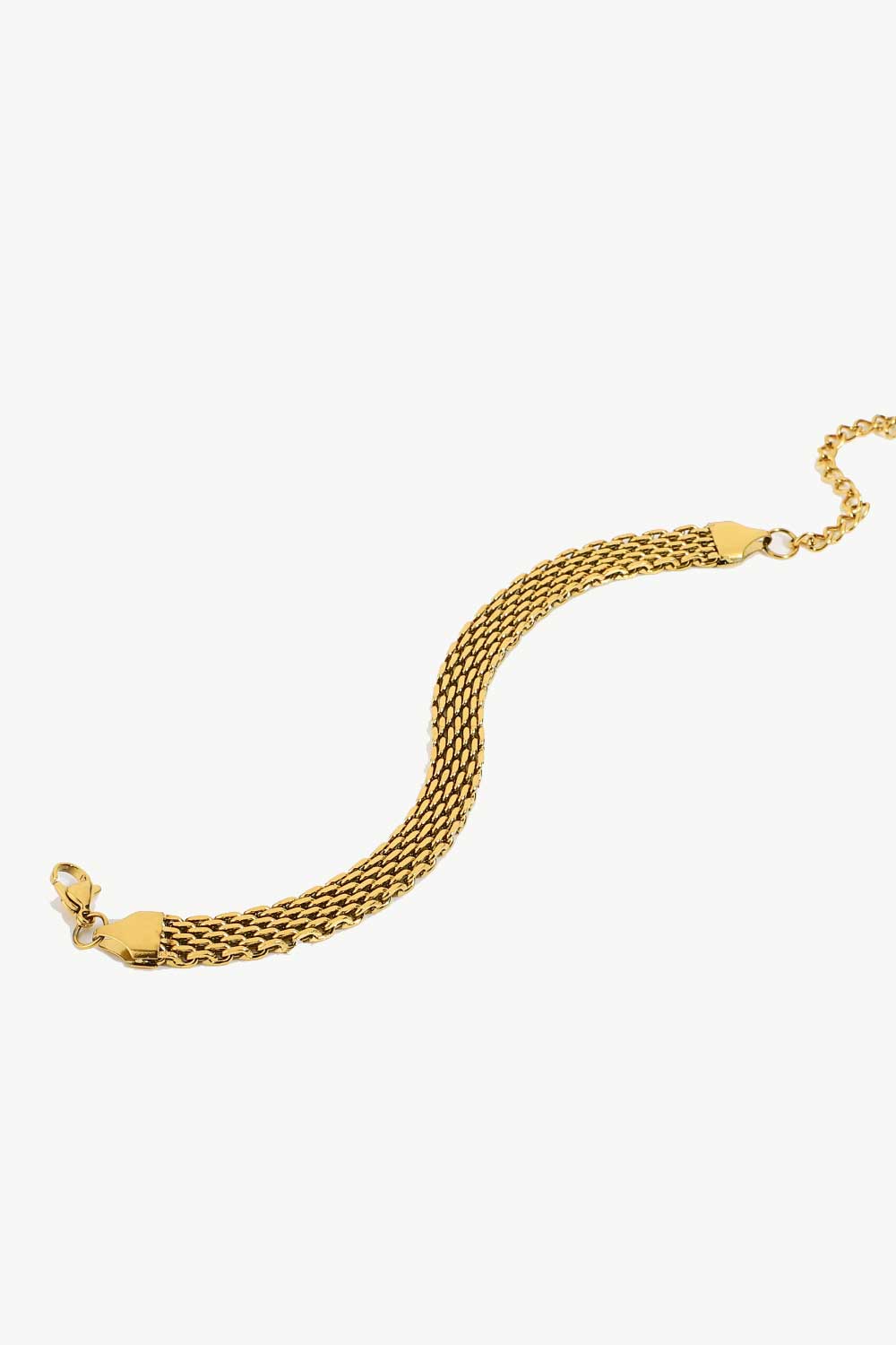 She Thick Gold Chain Bracelet