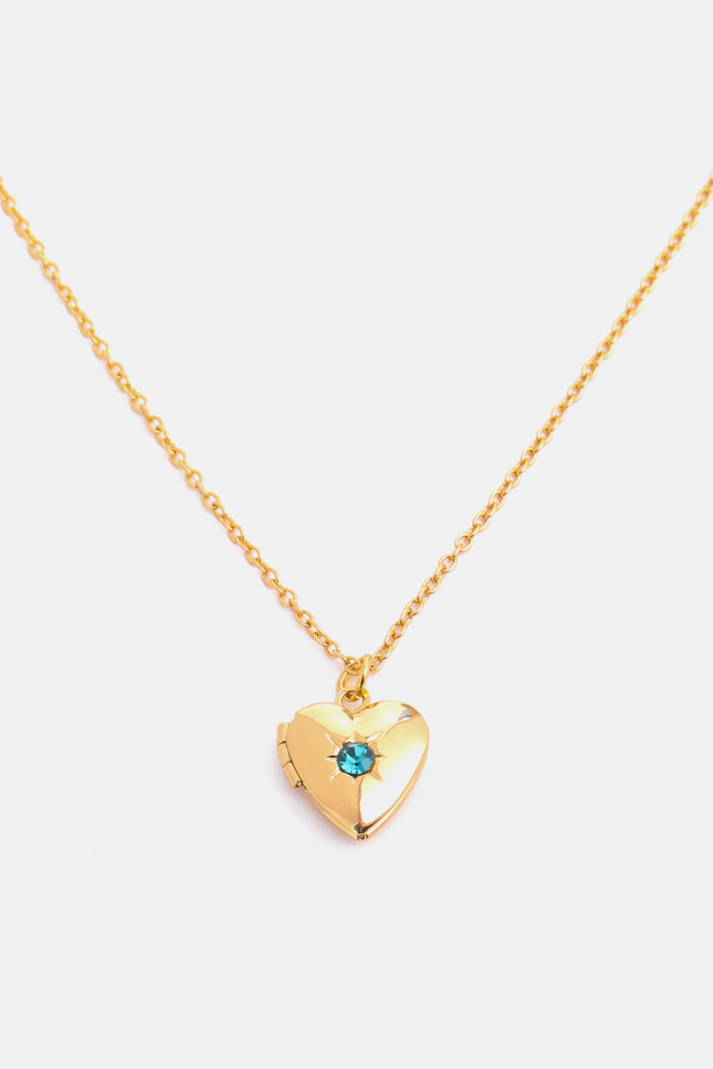 Heart of Gold Locket Necklace