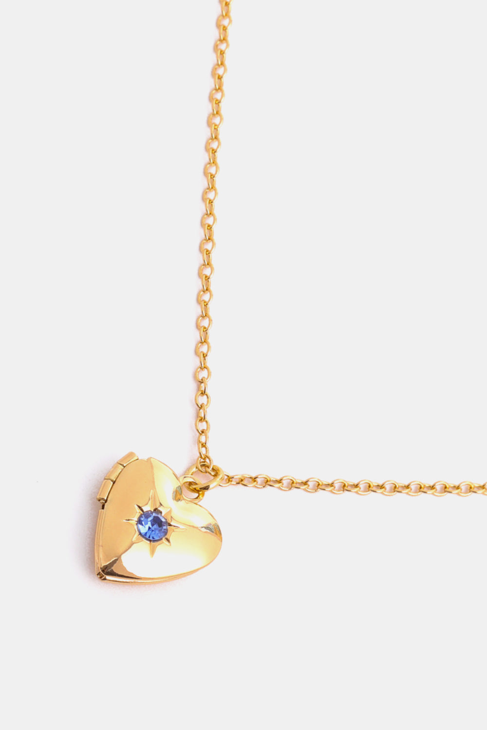 Heart of Gold Locket Necklace