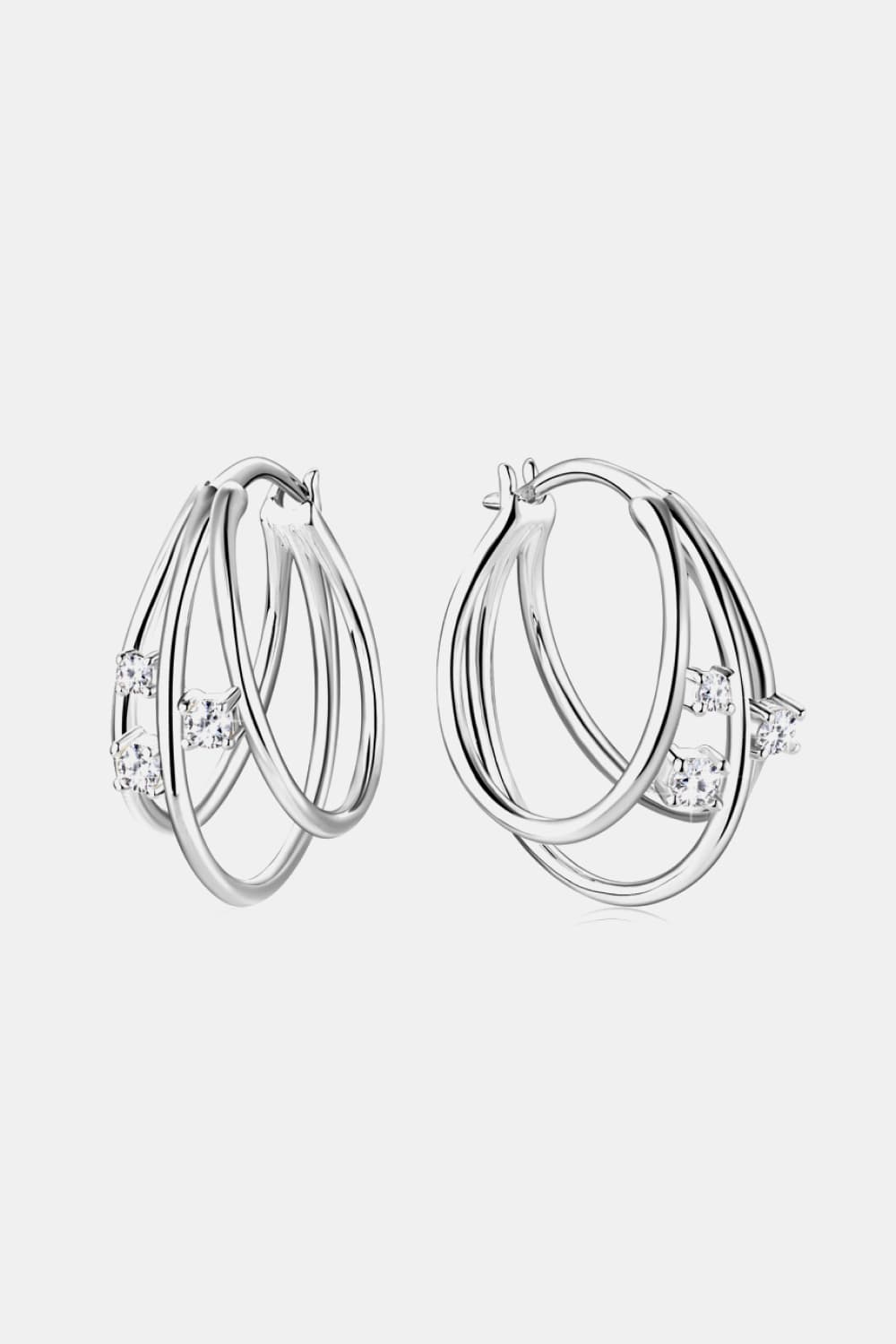 Threesome Hoop Earrings