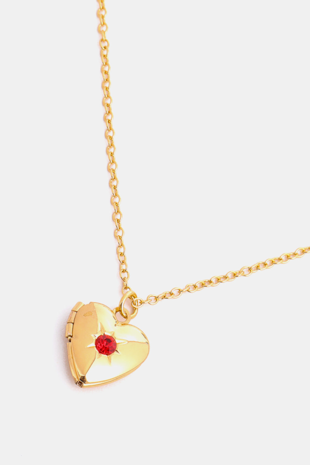 Heart of Gold Locket Necklace