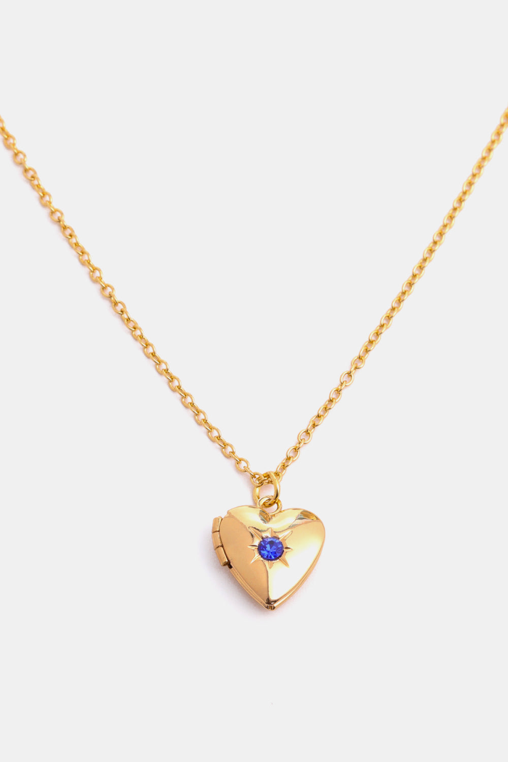 Heart of Gold Locket Necklace