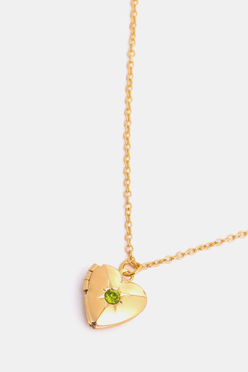 Heart of Gold Locket Necklace