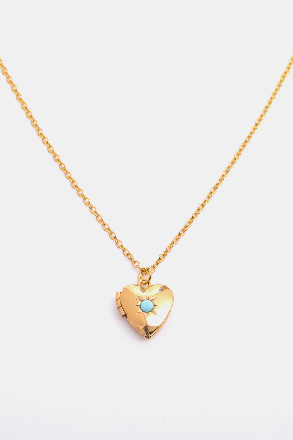 Heart of Gold Locket Necklace