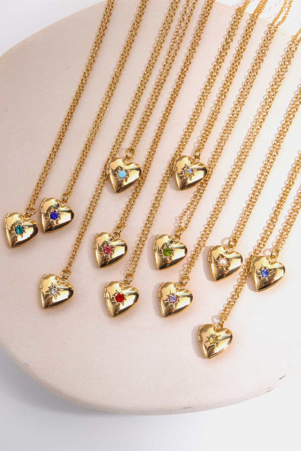 Heart of Gold Locket Necklace