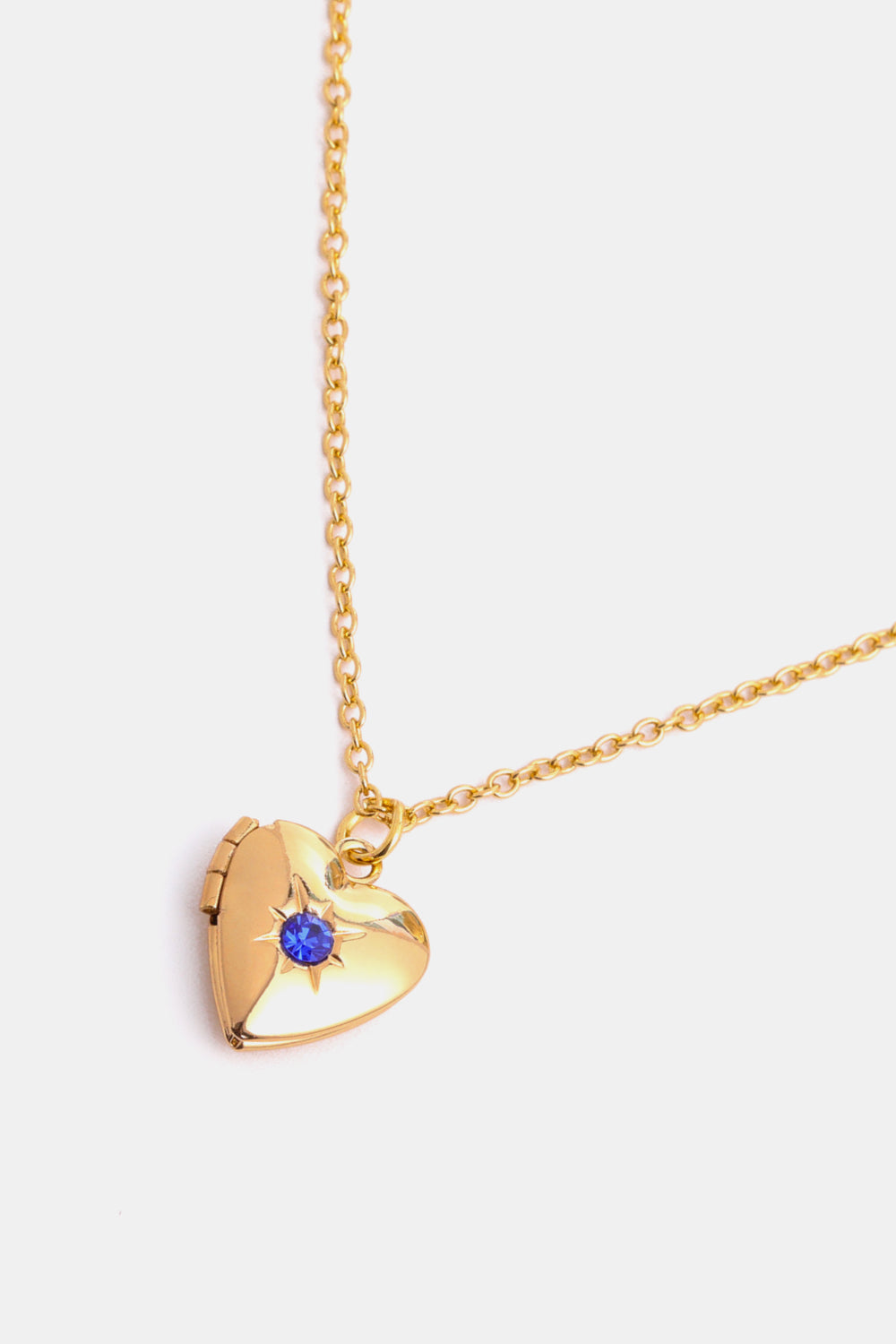 Heart of Gold Locket Necklace