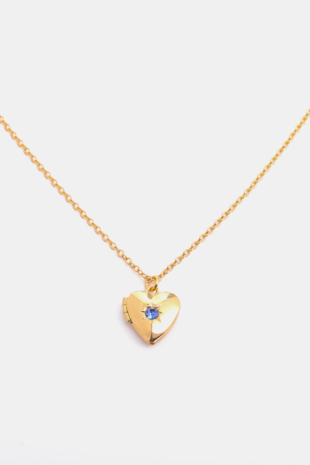 Heart of Gold Locket Necklace