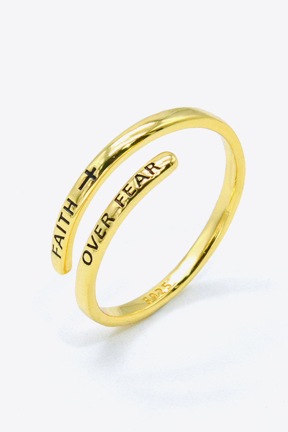 Faith Over Fear Ring