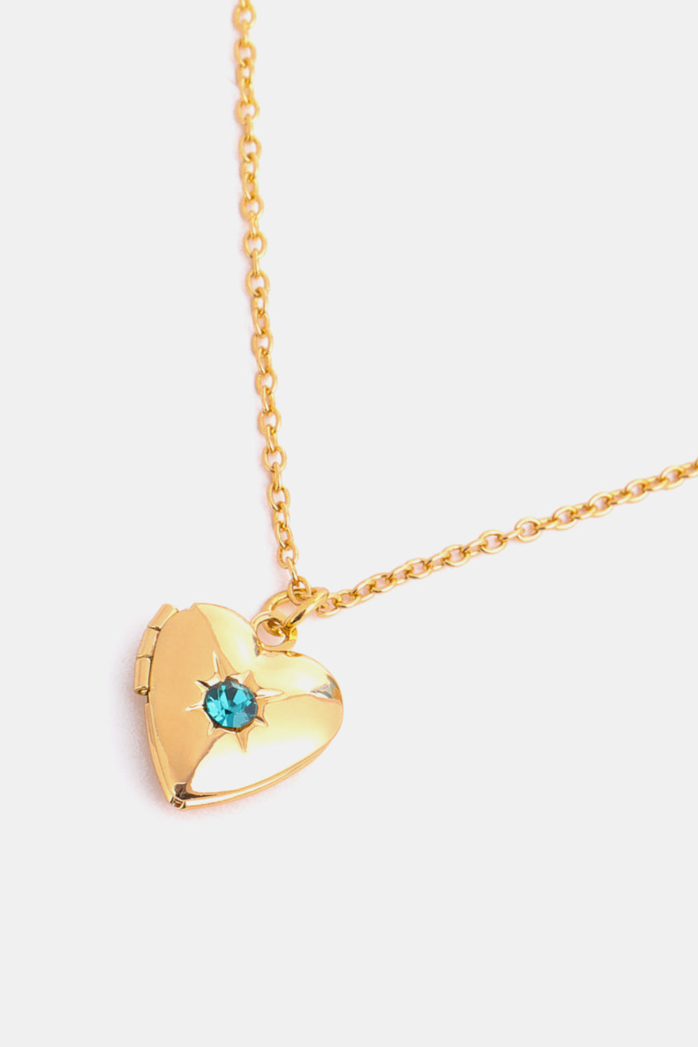 Heart of Gold Locket Necklace