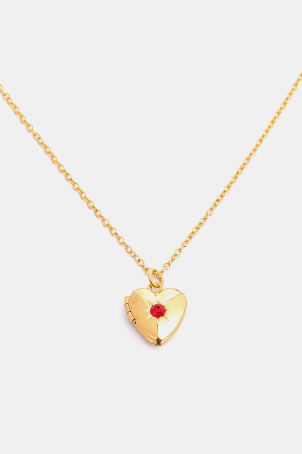 Heart of Gold Locket Necklace