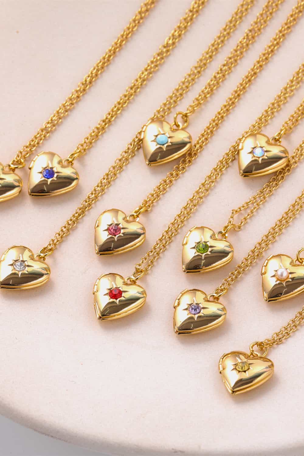 Heart of Gold Locket Necklace