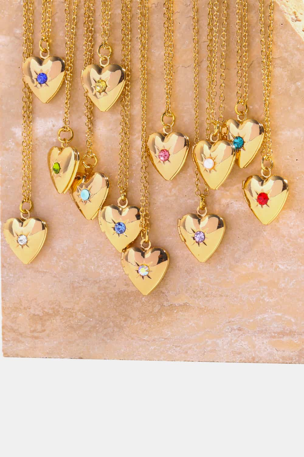 Heart of Gold Locket Necklace