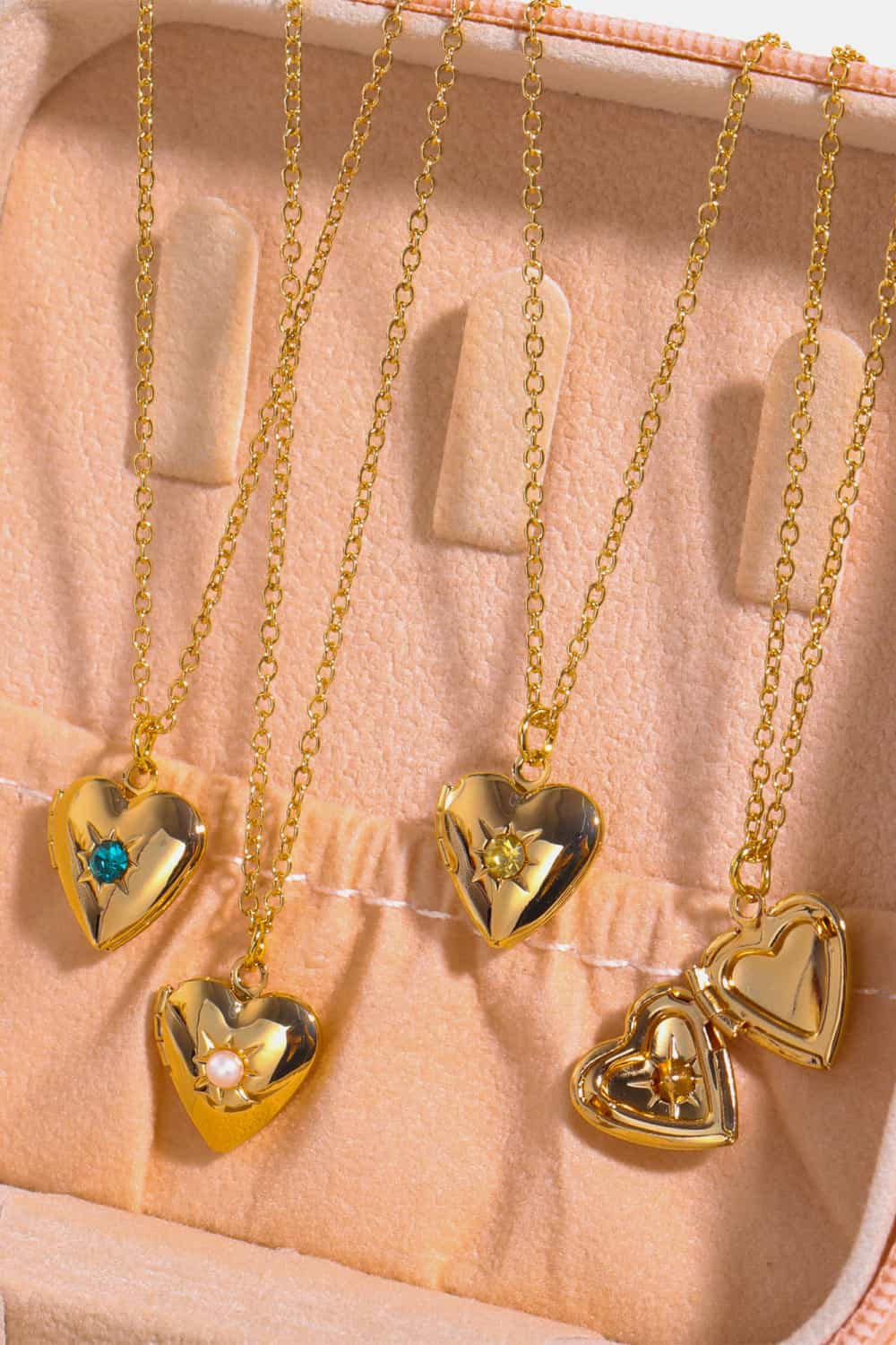 Heart of Gold Locket Necklace