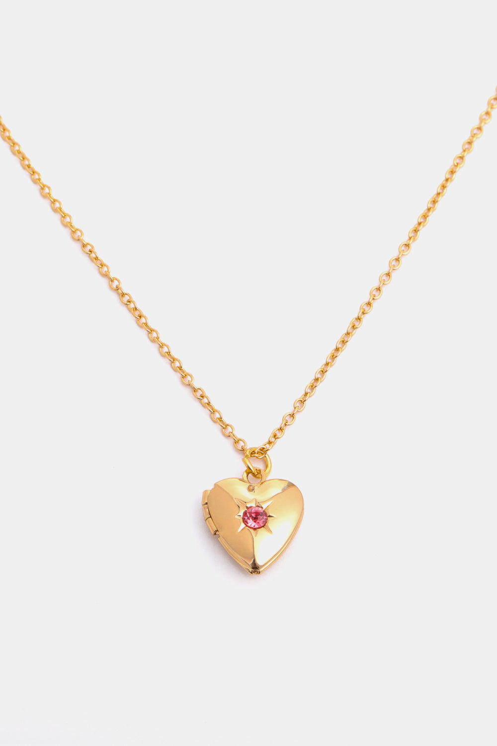 Heart of Gold Locket Necklace